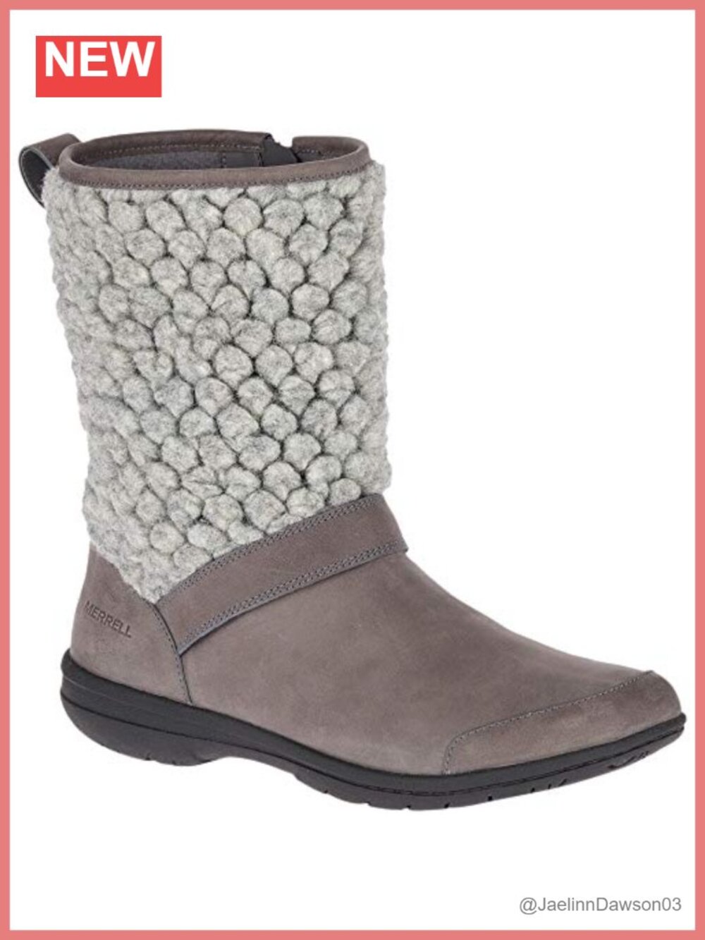 Merrell Encore Kassie Tall Wool Full Grain Leather Mid-Calf Winter Boot